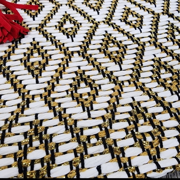 NWT Sustainable Quagga Green Label Sustainable Boho Woven Clutch - Picture 3 of 3